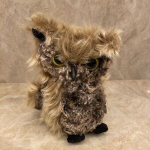 Folkmanis Screech Owl Puppet with Turning Head